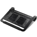 Cooler Master NotePal U2 Plus Movable Fan Aluminum Cooling Pad Black (R9-NBC-300L-GP) Black (R9-NBC-U2PK-GP)