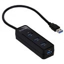 Orico Ultra Mini USB 3.0 4 Port Hub Black (W5PH4-U3)