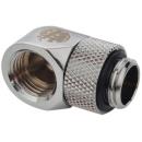 Bitspower G1/4" Silver Shining Rotary 90-Degree IG1/4" Extender (BP-90R)(2Pcs.)