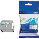 Brother M-K231 12mm Black On White Non-Laminated P-touch Tape