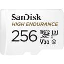 SanDisk 256GB High Endurance Micro SD 100MB/s Class 10 with SD Adapter (SDSQQNR-256G-GN6IA)