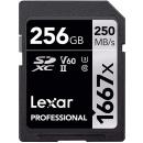 Lexar 256GB Professional 1667x SD Memory Card UHS-II 250MB/s