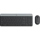 Logitech MK470 Slim Wireless Keyboard and Mouse Combo Graphite (EN/TH) (920-009182)