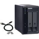 QNAP TR-002 2-Bay USB Type-C Direct Attached Storage with Hardware RAID