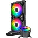 PC COOLER GI-CX240 ARGB Liquid CPU Cooler Black