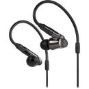 Audio-Technica In-Ear Hybrid Multidriver Headphone Titanium (ATH-IEX1)