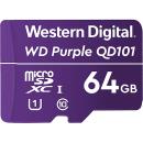 Western Digital WD 64GB Purple SC QD101 microSD Memory Card (WDD064G1P0C)