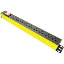 Power Connex Power Bar 8 Sockets with Surge Protection & Overload Protection Black Yellow (PXC5PHTTO-TS03)