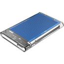 Orico USB 3.0 2.5" Hard Drive Enclosure with Aluminium Heatsink Clear Blue (2179U3)