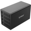 Orico 4 Bay USB 3.1 Type C External Hard Drive Enclosure Black (3549C3)