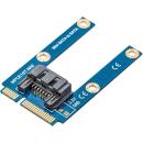 Orico SATA 7 Pin To mSATA Adapter (Flat Type) Blue (MSTS7PW)