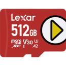 Lexar 512GB Play Micro SDXC UHS-I Card 150MB/s (LMSPLAY512G-BNNNG)