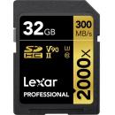 Lexar 32GB Professional 2000x SDHC /SDXC UHS-II Memory Card (LSD2000032G-BNNNG)