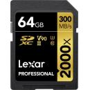 Lexar 64GB Professional 2000x SDHC /SDXC UHS-II Memory Card (LSD2000064G-BNNNG)