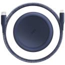 UNIQ Halo USB-C to Lightning Cable with Smart Cable Organiser 1.2 m Ash Blue