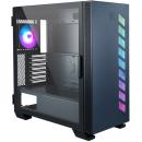 MSI MAG Vampiric 300R Pacific Blue Mid-Tower Case fits E-ATX with Tempered Glass