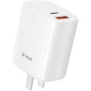 S-GEAR Adapter 2 Port 30W USB-A and USB Type C White (AD001-30W)