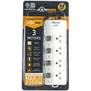 Joyous Power Strip 4 Outlets + 4 Switches 3 m White (JY443)