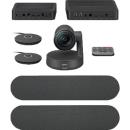 Logitech Rally Plus UHD 4K Conference Camera System with Dual-Speakers and Mic Pods Set (960-001225)