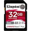 Kingston 32GB Canvas React Plus UHS-II SD Memory Card (SDR2/32GB)