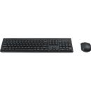 Rapoo 8110M Multi-mode Wireless Keyboard and Mouse Black (Thai/English)