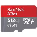 SanDisk 512GB Ultra UHS-I microSDXC Memory Card (SDSQUAC-512G-GN6MN)