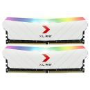 PNY 16GB XLR8 Gaming Epic-X RGB DDR4 3200MHz CL16 DIMM White (2x8GB)(MD16GK2D4320016XRGBW)