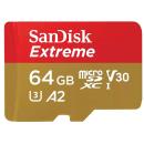 SanDisk 64GB Extreme UHS-I microSDXC Memory Card (SDSQXAH-064G-GN6MN)