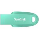 SanDisk 256GB Ultra Curve USB 3.2 Gen 1 Flash Drive Mint Green (SDCZ550-256G-G46G)