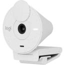 Logitech BRIO 300 1080p Webcam with auto light correction/noise reducing mic Off-White (960-001443)