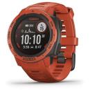 GARMIN Instinct Solar Outdoor Solar Powered Smartwatch Flame Red