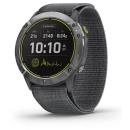 GARMIN Enduro Smartwatch for Endurance Athletes Silver/Gray Body and Gray Sport Loop Band