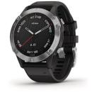 GARMIN Fenix 6 Multisport Fitness Smartwatch Silver with Black Band