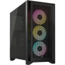 Corsair 4000D RGB Airflow Mid Tower Case fits ATX with TG Black (CC-9011240-WW)