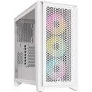 Corsair 4000D RGB Airflow Mid Tower Case fits ATX with TG White (CC-9011241-WW)