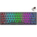 Royal Kludge RK61 RGB Ultra-Compact Hot-Swappable Mechanical Gaming Keyboard Red Switch Black (EN/TH)