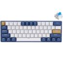 Royal Kludge RK61 RGB Ultra-Compact Hot-Swappable Mechanical Gaming Keyboard Blue Switch White/Blue (EN/TH)