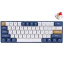 Royal Kludge RK61 RGB Ultra-Compact Hot-Swappable Mechanical Gaming Keyboard Red Switch White/Blue (EN/TH)