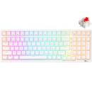 Royal Kludge RK98 RGB Hot-Swappable Mechanical Gaming Keyboard Red Switch White (EN/TH)