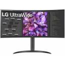 LG 34" UltraWide IPS Curved Monitor 3440x1440 60Hz 5ms HDMI DP USB-C Dynamic Action Sync (34WQ75C-B)