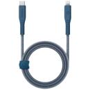 Energea Flow USB-C to Lightning 60W Cable with Maglick Cable tie 1.5m Blue