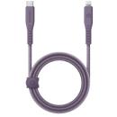 Energea Flow USB-C to Lightning 60W Cable with Maglick Cable tie 1.5m Purple