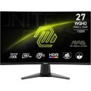 MSI 27" MAG 27CQ6F Rapid VA Curved Monitor 2560x1440 180Hz 0.5ms HDMI DP Adaptive sync