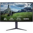 LG 31.5" UltraGear Nano IPS Monitor 2560x1440 180Hz 1ms HDMI DP Adaptive-Sync (32GS85Q-B)