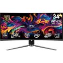 MSI 34.18" MPG 341CQPX QD-OLED Monitor 3440x1440 240Hz 0.03ms HDMI DP USB-C Adaptive-Sync