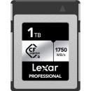 Lexar 1TB Professional CFexpress Type B SILVER Memory Card (LCXEXSL001T)