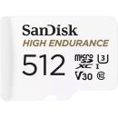 SanDisk 512GB High Endurance Micro SD 100MB/s Class 10 with SD Adapter (SDSQQNR-512G-GN6IA)